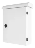 Rakinama sieninė spinta DELTACO 350x140x450mm, IP55, balta / CB-3545