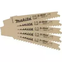 Makita Tiesinio pjūklo pjūkleliai BiM 100x0,9mm (6tpi), 5Vnt, B-20432