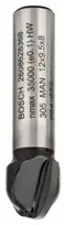 Bosch Dvipusė pusapvalė freza H R=6 mm, l=9,5 mm,kotas 8m