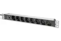 DIGITUS 8-Fach Steckdosenleiste 1HE PDU, IEC C14 St. IT