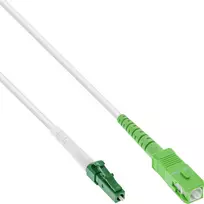 InLine ® Optinis optinis kabelis, FTTH, LC / APC 8 ° į SC / APC 8 °, 9 / 125μm, OS2, 25m