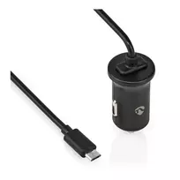 Nedis automobilinis įkroviklis 12 W 1x 2,4 A - Išėjimų skaičius: 1, Micro USB (fiksuotas) laidas, vienos įtampos išvestis