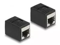 Delock Adapteris RJ45 Buchse zu RJ45 Buchse Cat.6A juodas
