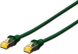 Digitus Assmann / Digitus CAT 6A S- FTP PATCH C. LSOH. CU CAT 6A S-FTP LSH, CU, AWG 26 / 7, ilgis 10m, žalia spalva Ilgis 10m, žalia spalva (KV 1644 - A -100 / G)