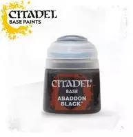 Citadel Colour Citadel Abaddon Juodas Base akriliniai dažai 12 ml miniatiūroms