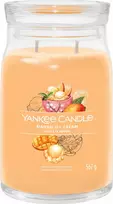 Yankee Candle Signature Mango Ice Kreminis Scented Candle kvapni žvakė, 411 g