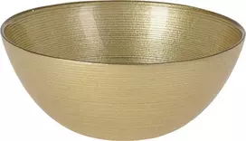 Lumarko Stiklinis dubuo 15 cm, 600 ml, auksinės spalvos