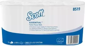 Kimberly-Clark Kimberly-Clark Scott – Tualetinis popierius mažuose rulonuose – 350 serijų