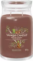 Yankee Candle Aromatinė žvakė Signature didelis stiklas Praline - Beržas 567 g