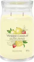 Yankee Candle Aromatinė žvakė Signature didelė stiklinė Iced Berry Lemonade 567 g