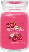 Yankee Candle Aromatinė žvakė "Signature" didelė stiklinė Raudonoji avietė 567 g
