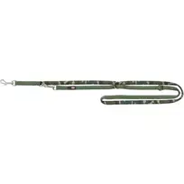 TRIXIE Premium pritaikomas pavadys, su neoprenu XS 2m/10mm, kamufl./miško