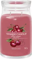 Yankee Candle Aromatinė žvakė "Signature" didelis stiklas "Juodas Cherry" 567 g