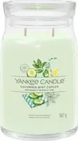 Yankee Candle Aromatinė žvakė "Signature", didelė stiklinė "Cucumber Mint Cooler" 567 g