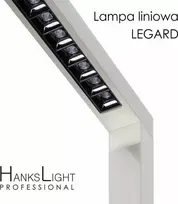 HanksLight Grindų lempa LED stovi lempa, aliuminis, 1200*2146mm, aukštyn 21W/žemyn36W, 4000K