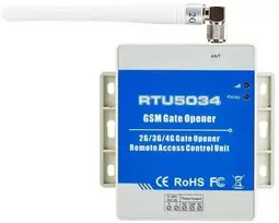 Digitalas RTU5034 GSM valdymo modulis įrenginių valdymui. šlagbaumo (kelio užtvaro). vartų automatikos