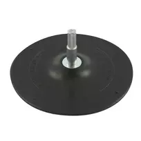 Proline Dysk Przystawka Disko tvirtinimo detalė, skersmuo 125 mm, velenas, skersmuo 6 mm (lipdukas + varžtas)