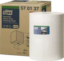 Tork - Neaustinė valymo šluostė dideliems nešvarumams, 1 sluoksnio, aukščiausios kokybės - Balta