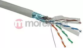 SXKD-6-FTP-PVC Solarix CAT6 FTP PVC Eca instaliacinis kabelis 500 m/ritė