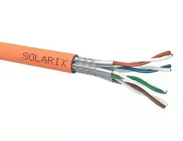 Solarix montavimo kabelis Solarix SSTP, Cat7, kietas, LSOH, 500 m ritė SXKD-7-SSTP-LSOH