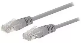 C-TECH kabelis patchcord Cat5e, UTP, pilkas, 30m