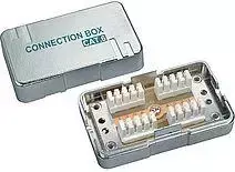 Solarix CAT6 STP 8p8c LSA+/Krone jungiamoji dėžutė (KRJS45-VEB6)