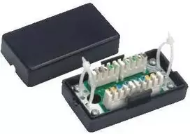 DATACOM Connection BOX UTP Cat 5e. 2 x notch. Box