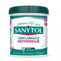SANYTOL dėmių valiklis spalvotiems ir baltiems skalbiniams, 450 g