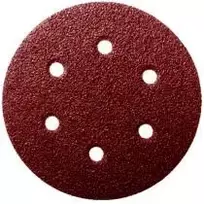 Velcro šlifavimo popierius, skersmuo 150 mm, 6 skylės, grūdėtumas 80, Makita [P-37493]