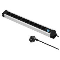 Ilgintuvas su įžeminimu ir jungikliu Electraline 10-viet./2m/3x1.5mm2