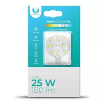TelForceone LED lemputė G4 Round 2W 12V 6000K 180lm Forever Light