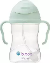 B.BOX BB00520 Vandens butelis su šiaudeliu 240 ml pistacijų