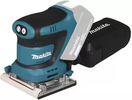 Makita DBO482Z Akumuliatorinis vibracinis šlifuoklis 18V, 114x102mm (Aliumininis pagrindas), Šlifavimo popieriaus dydis 114x102mm, Be akumuliatorių ir kroviklio!
