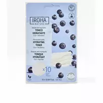 Veidą drėkinantys padeliai Iroha Nature Hydrating & Soothing Toneris Pad Blueberry, giliai drėkinantys ir raminantys veido odą, 10 vnt.