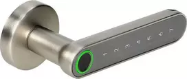 Orno Klamka Kodinė rankena su jutikliniu klaviatūra ir išmaniąja funkcija - pirštų atspaudų skaitytuvas, „Bluetooth 4.0“, nikelio spalvos