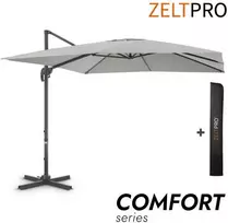 Zeltpro Lauko skėtis su užvalkalu Comfort Light Pilkas