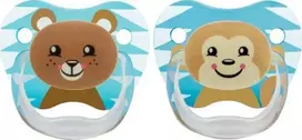 Dr Browns Dr.Browns PV22015 Ortodontinis čiulptukas PreVent BUTTERFLY 6-12m kolekcija gyvūnai mėlyni 2pack