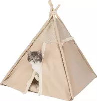 Trixie Boho Tipi, uždara laja, šunims / katėms, smėlio spalvos, 55 x 65 x 55 cm (TX- 38211)