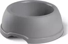 Barry King Plastikiniai dubuo šunims XXL, 3L, pilka, viduryje 32.5cm,