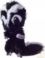 Barry King žaislas šuniui Skunks juodai baltas 29 cm