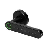 Orno Klamka Kombinuota durų rankena su jutikliniu klaviatūra ir išmaniąja funkcija – pirštų atspaudų skaitytuvas, „Bluetooth 4.0“, juoda