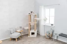 Kačių draskyklė Trixie Elia XXL, kreminė, 172 cm