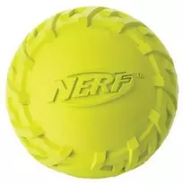 Hagen NERF - Nerf Dog Tire Squeak Ball - Žalias/Mėlyna - 6.4 cm