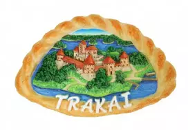 Magnetukas "Trakų pilis" kibino formoje