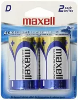 MAXELL šarminės LR20 baterijos 2 vnt.