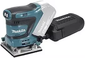 Makita plokštuminis šlifuoklis DBO484Z, 18 V, 112x102mm, be akumuliatoriaus ir kroviklio