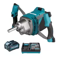 Makita UT001GM102 Akumuliatorinė maišyklė XGT; M14; 0-500/920 r/min; 5,7kg, 1X4,0Ah, greitasis kroviklis