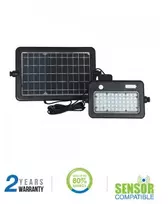 V-tac 10W LED prožektorius su saulės baterija. 4000K (natūraliai balta)
