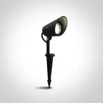 8W LED įsmeigiamas sodo šviestuvas, juodas, 3000K, 67458/B/W