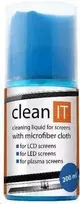 Valiklis Clean It Švarus IT ekrano valymo tirpalas su ekrano šluoste dangtelyje, 200ml